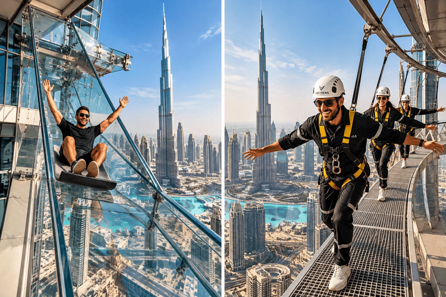 SKY VIEWS DUBAI – OBSERVATORY, GLASS SLIDE & EDGE WALK