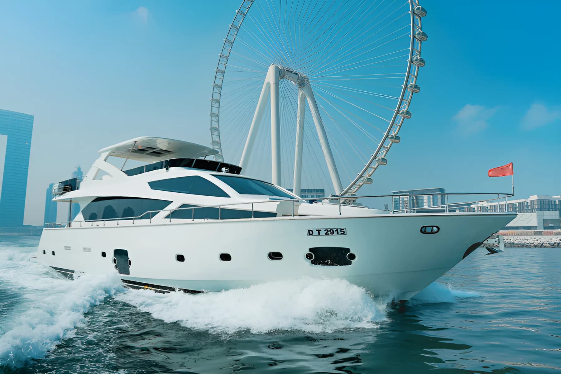 CROISIÈRE EN YACHT PARTAGÉ À DUBAÏ MARINA – 1 HEURE